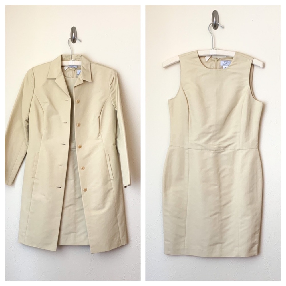 NWT 2-piece Ann Taylor sheath dress and jacket set